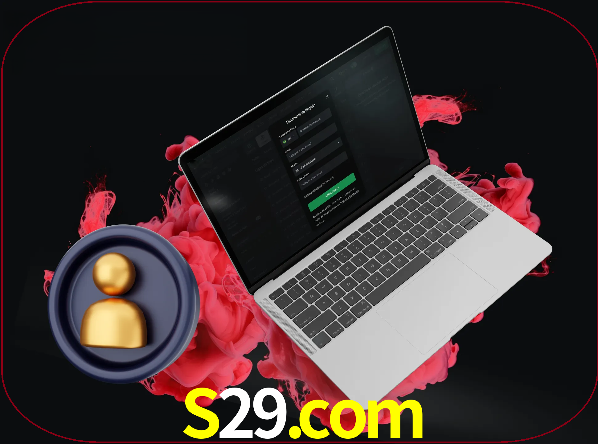 No cabeçalho do site s29, clique no botão que o levará a um formulário especial onde terá de introduzir as suas informações actuais.