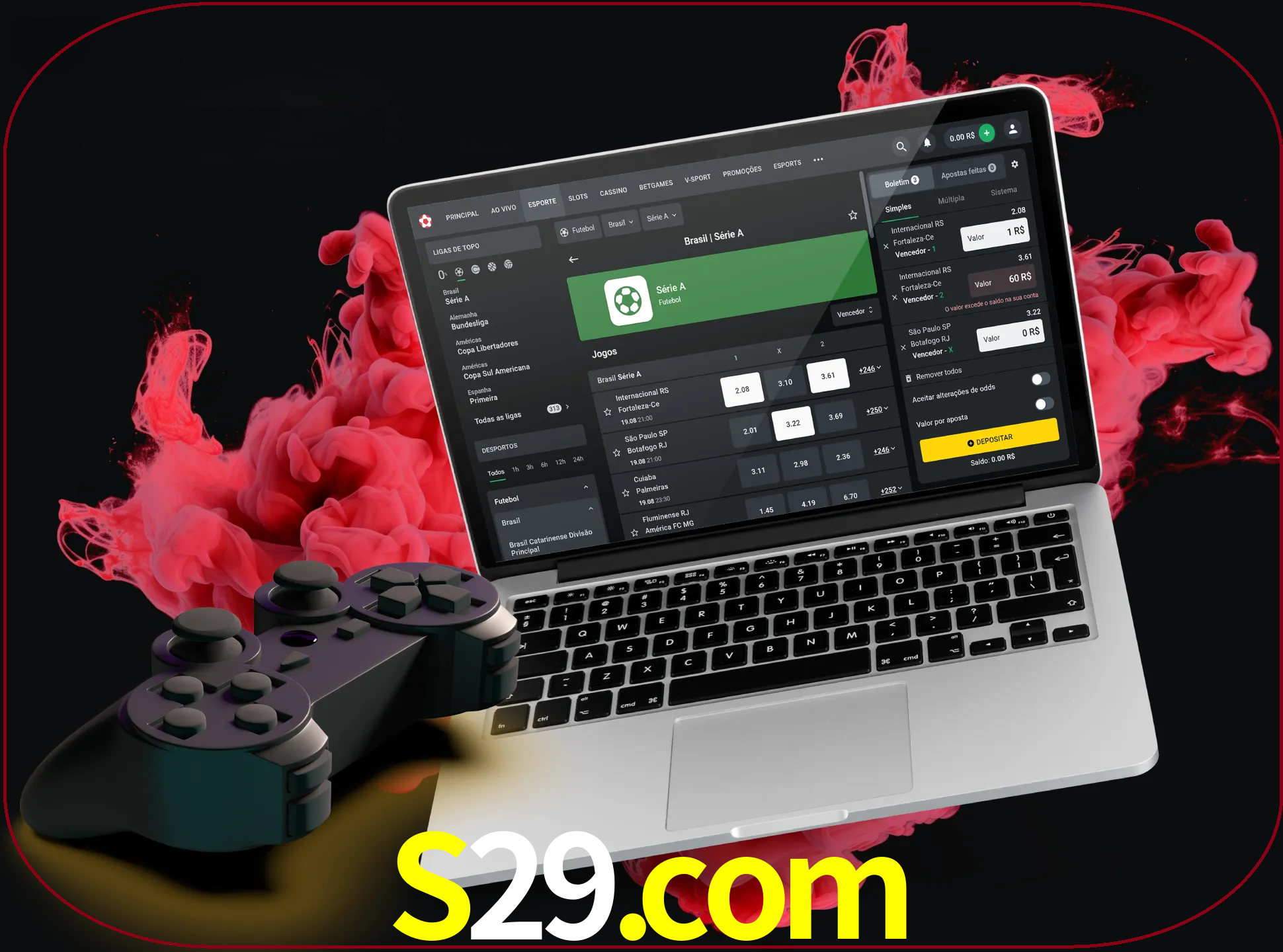 Visite a secção especial de jogos de vídeo em s29 para descobrir em que jogos pode apostar e ganhar muito dinheiro.